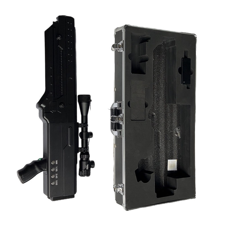  华阴手持便携式枪型低空防御反制四通道A型