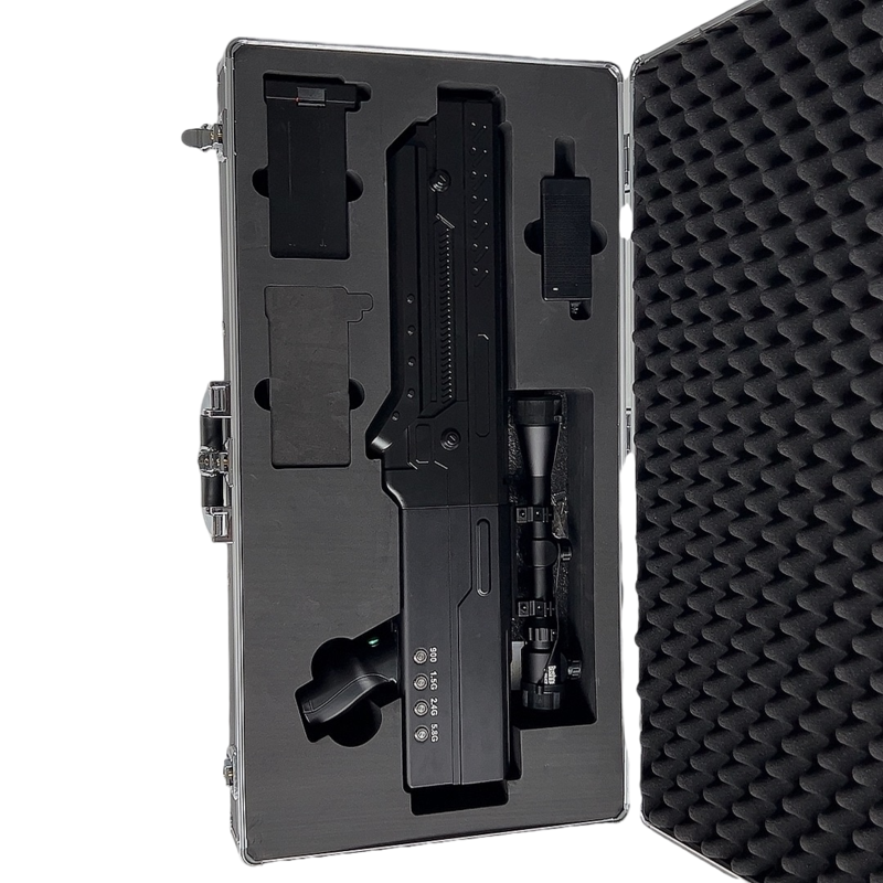  华阴手持便携式枪型低空防御反制四通道B型